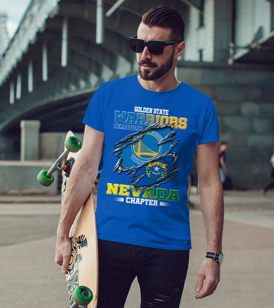 Golden State Warriors Territory Nevada Chapter Battle Born T-Shirt