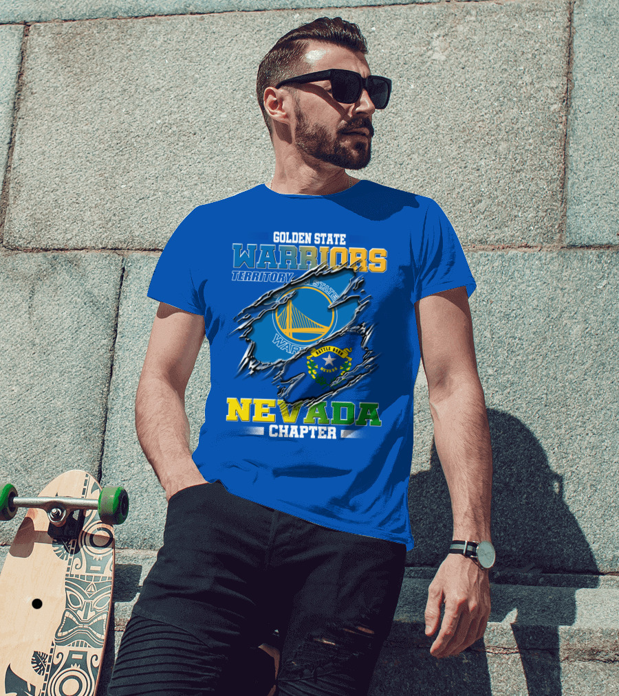 Golden State Warriors Territory Nevada Chapter Battle Born T-Shirt