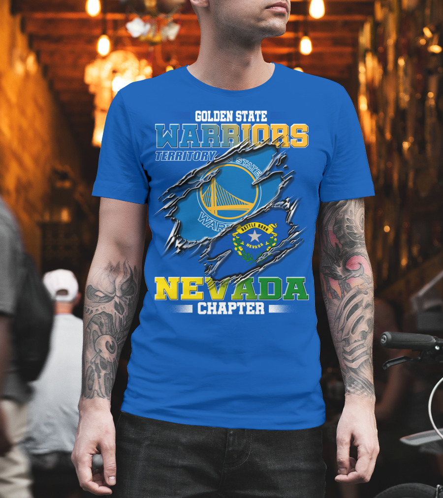 Golden State Warriors Territory Nevada Chapter Battle Born T-Shirt