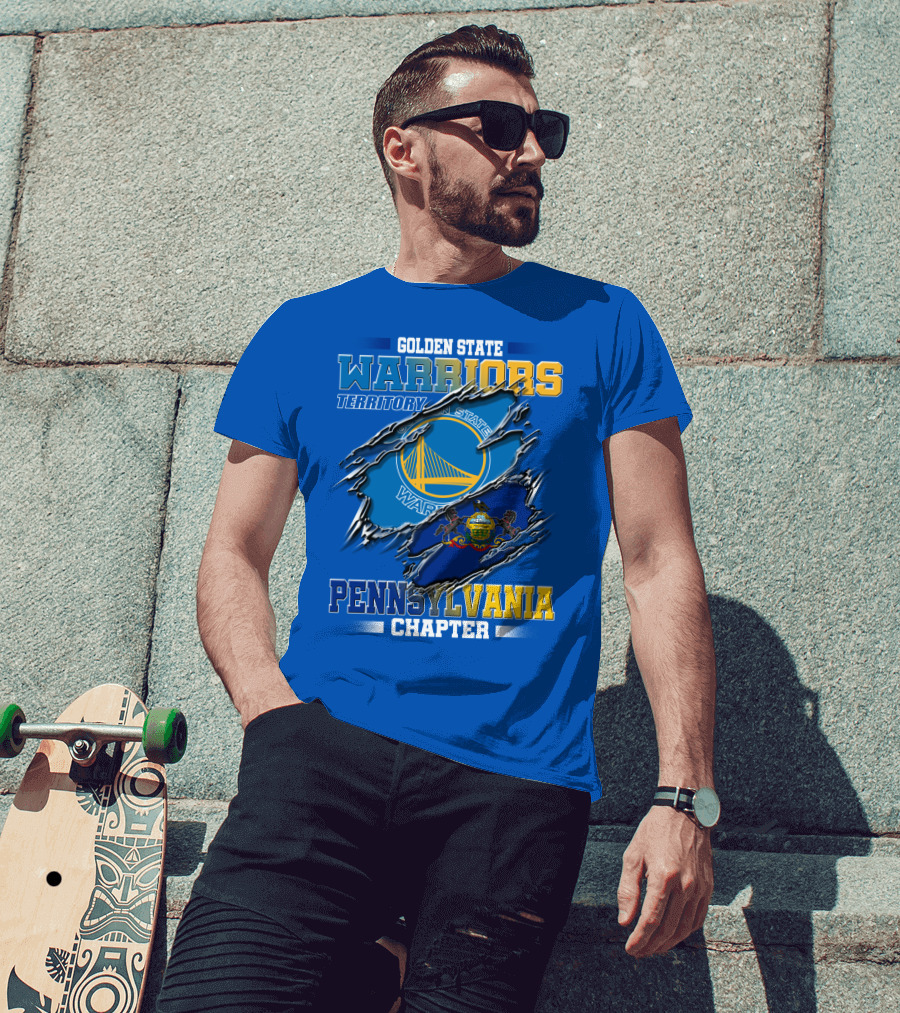 Golden State Warriors Territory Pennsylvania Chapter T-Shirt