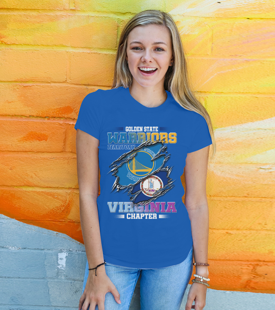 Golden State Warriors Territory Virginia Chapter T-Shirt