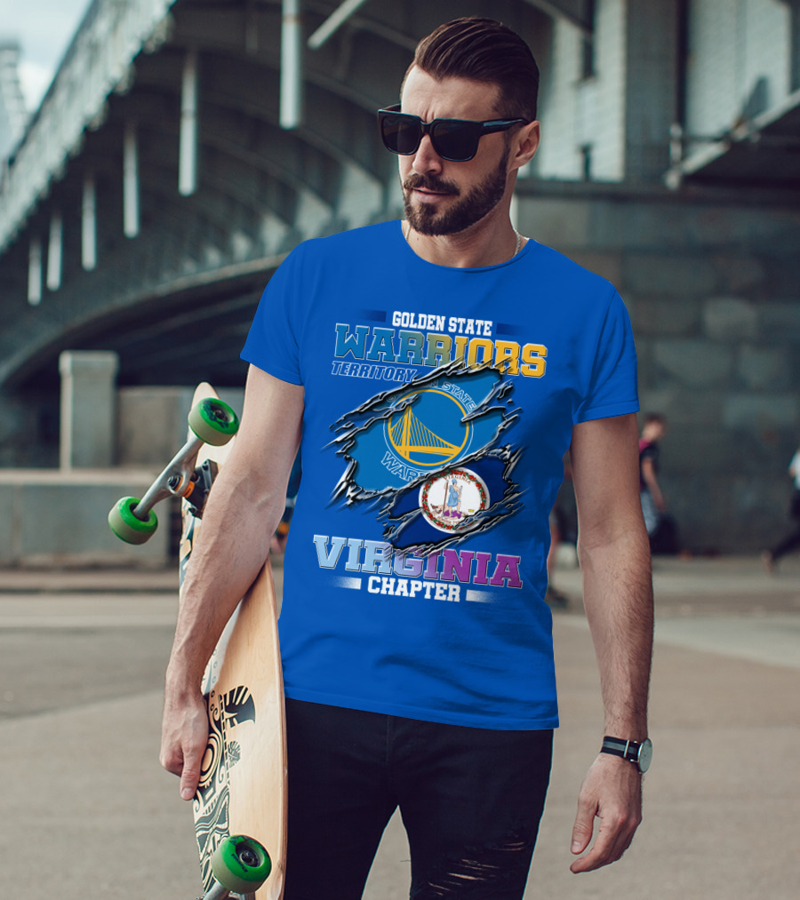 Golden State Warriors Territory Virginia Chapter T-Shirt