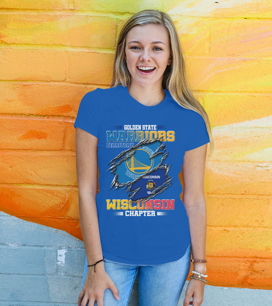 Golden State Warriors Territory Wisconsin Chapter T-Shirt