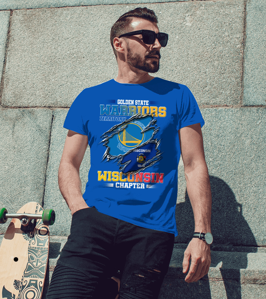 Golden State Warriors Territory Wisconsin Chapter T-Shirt