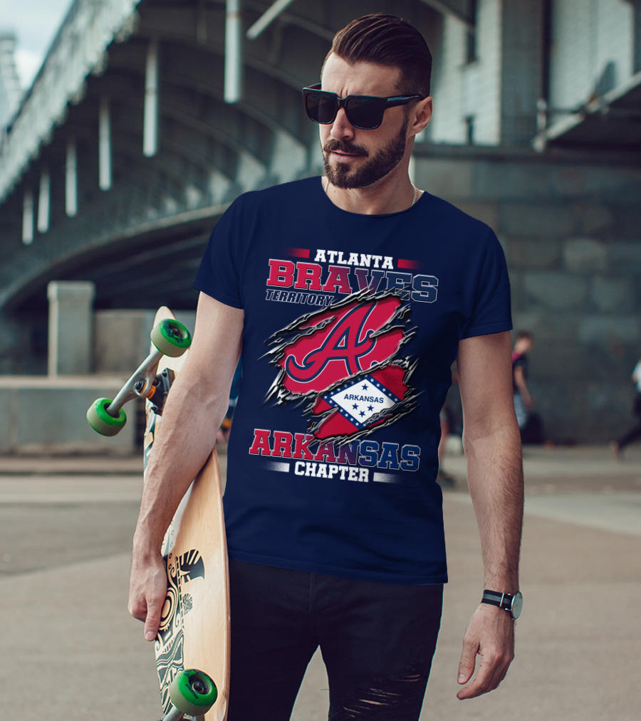 Atlanta Braves Territory Arkansas Chapter T-Shirt