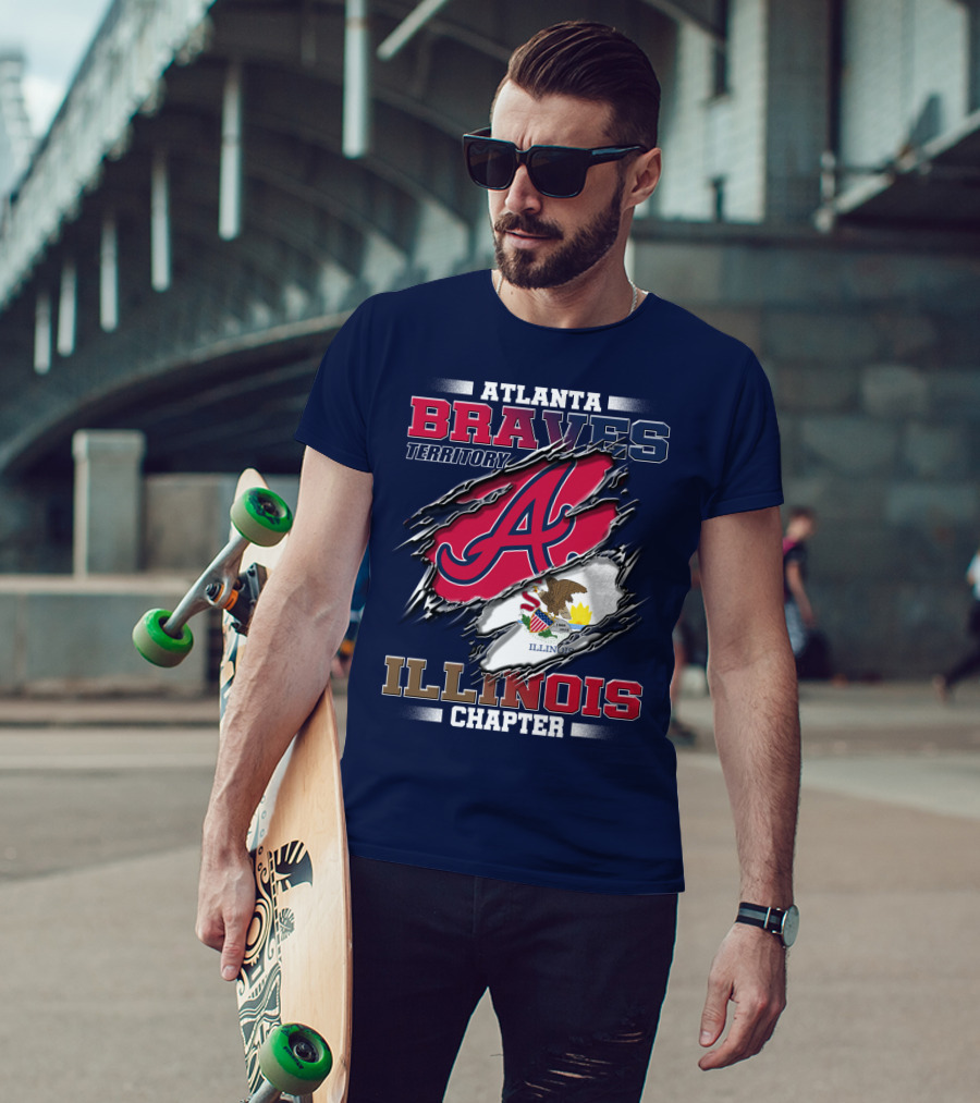Atlanta Braves Territory Illinois Chapter T-Shirt