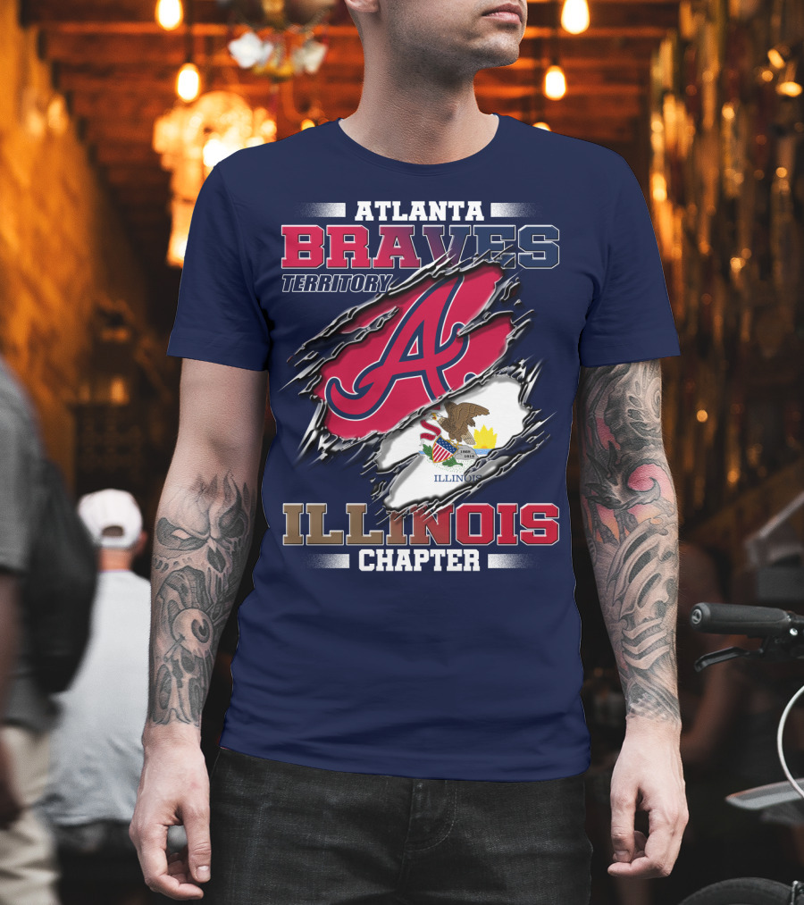 Atlanta Braves Territory Illinois Chapter T-Shirt