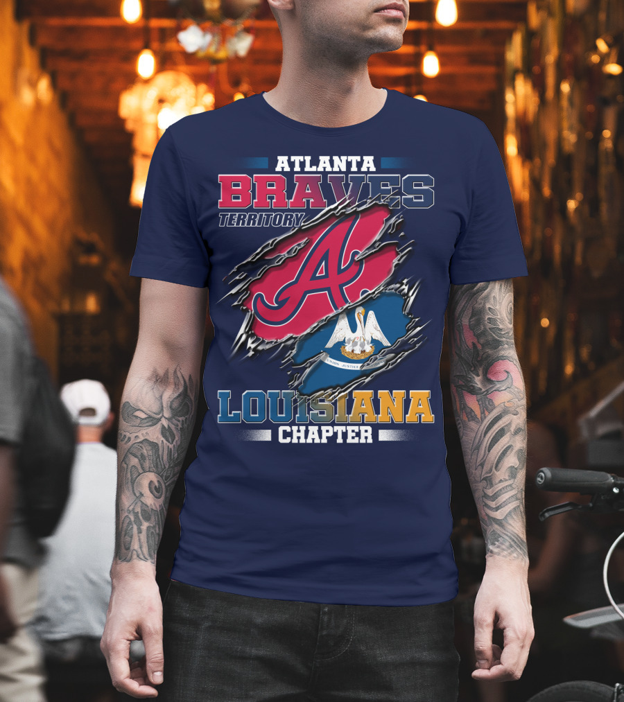 Atlanta Braves Territory Louisiana Chapter T-Shirt