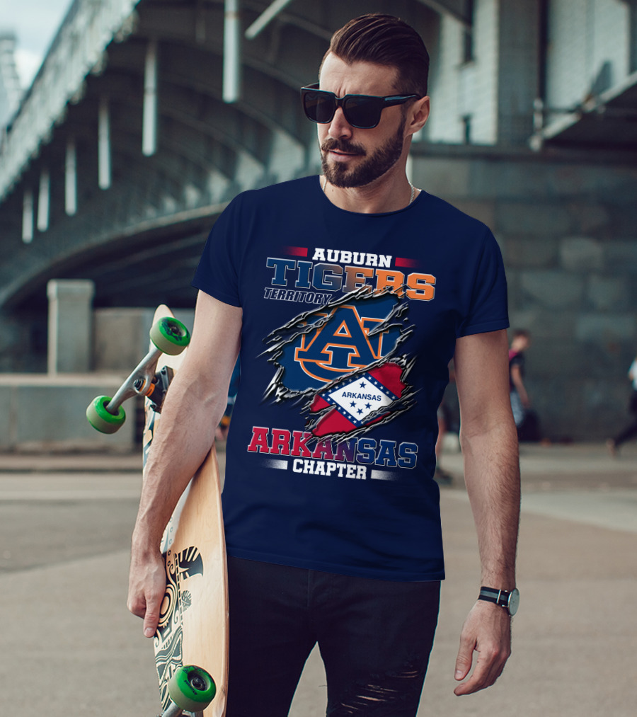 Auburn Tigers Territory Arkansas Chapter T-Shirt