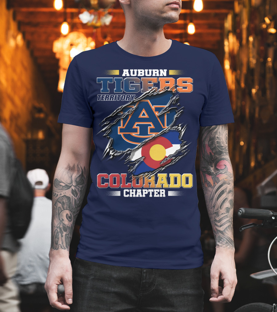 Auburn Tigers Territory Colorado Chapter T-Shirt
