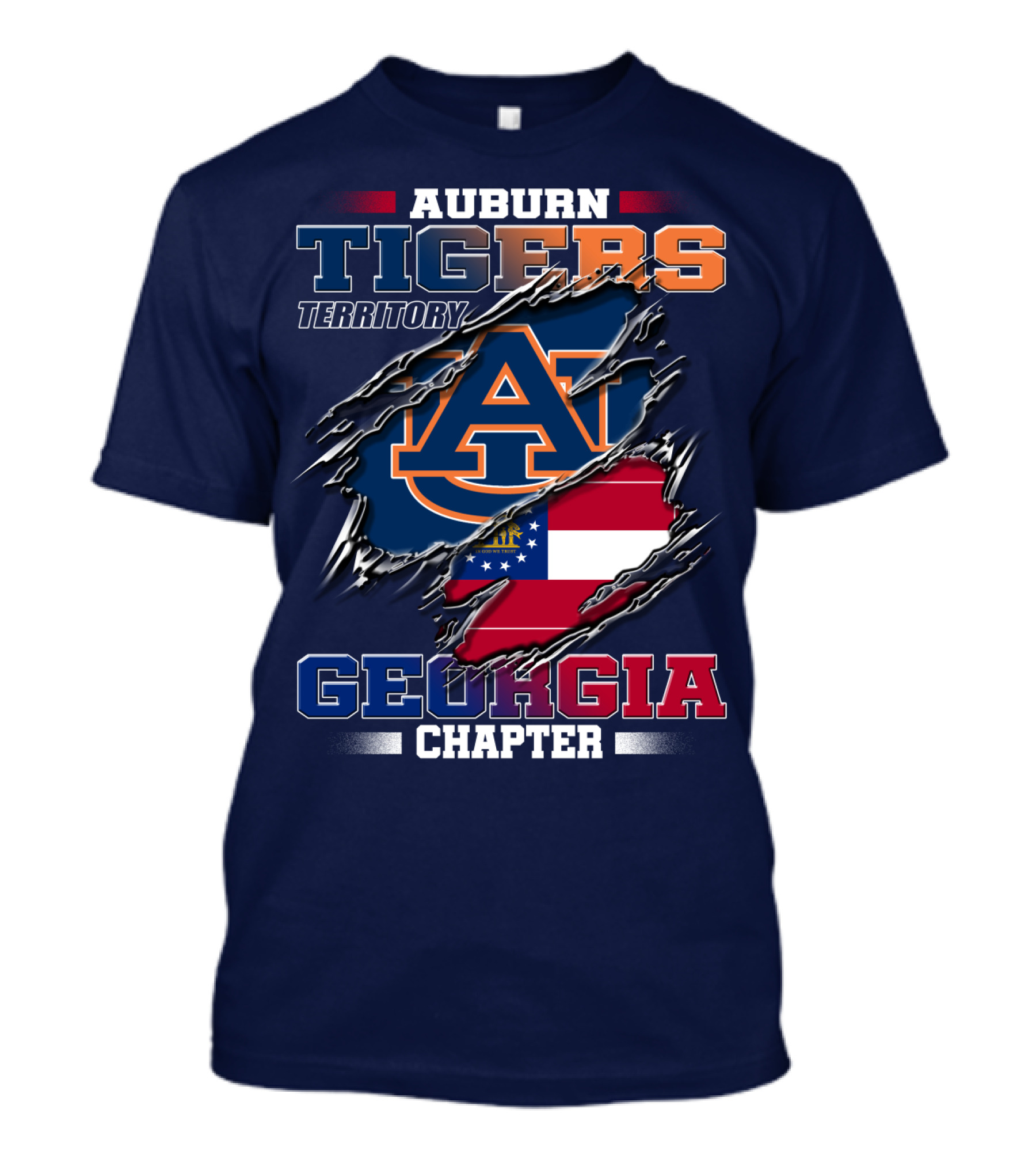 Auburn Tigers Territory Georgia Chapter T-Shirt