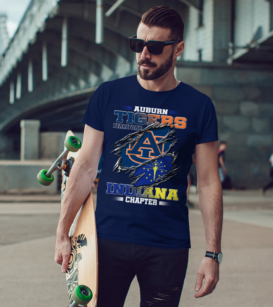 Auburn Tigers Territory Indiana Chapter T-Shirt