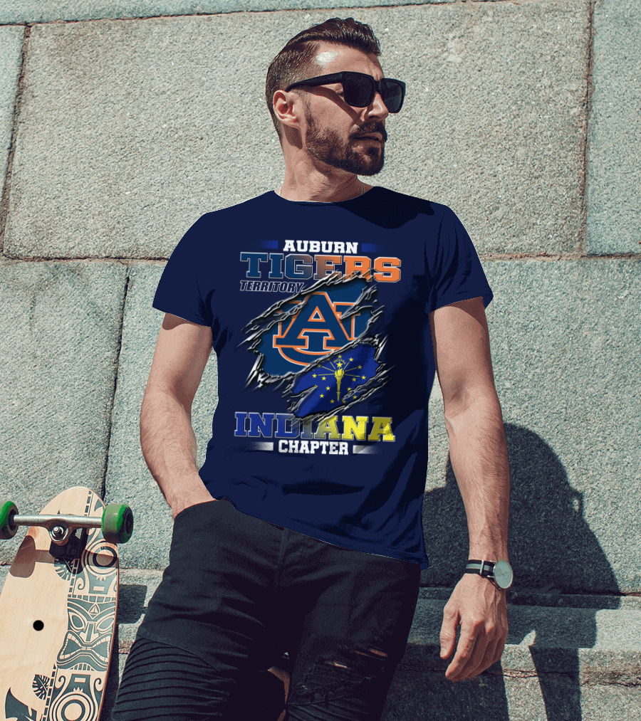 Auburn Tigers Territory Indiana Chapter T-Shirt