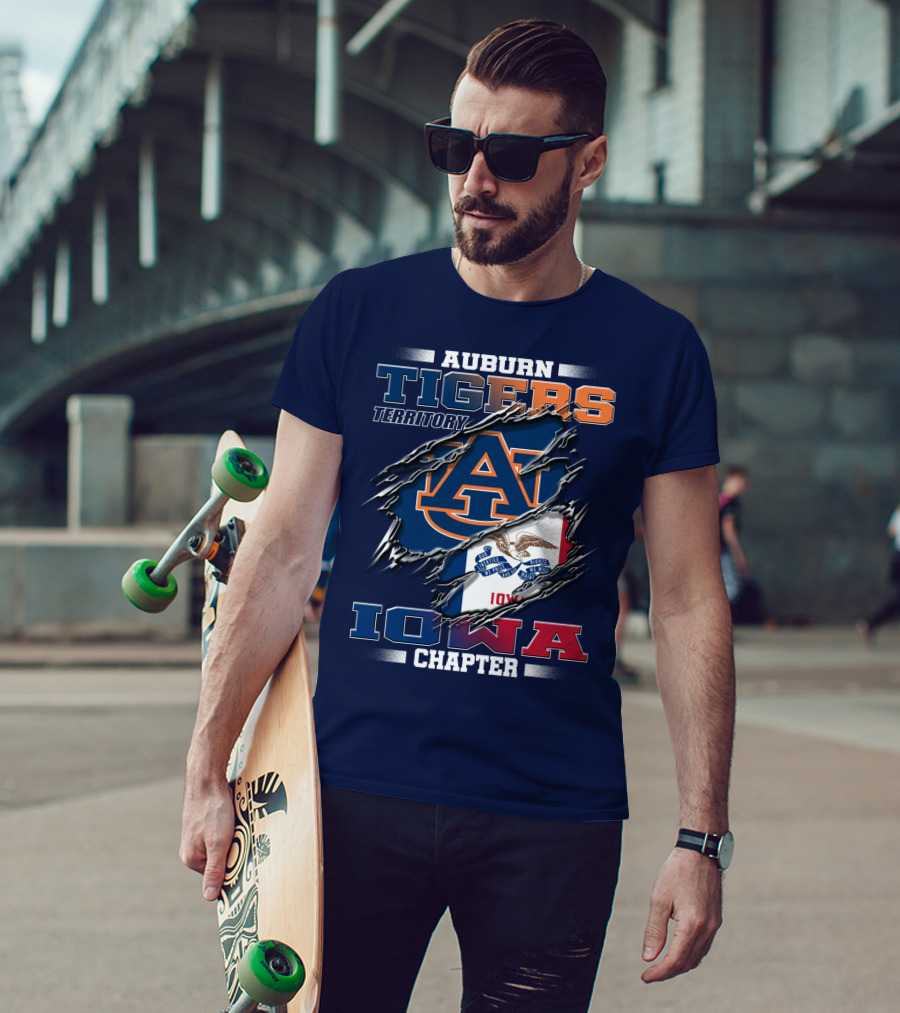 Auburn Tigers Territory Iowa Chapter T-Shirt