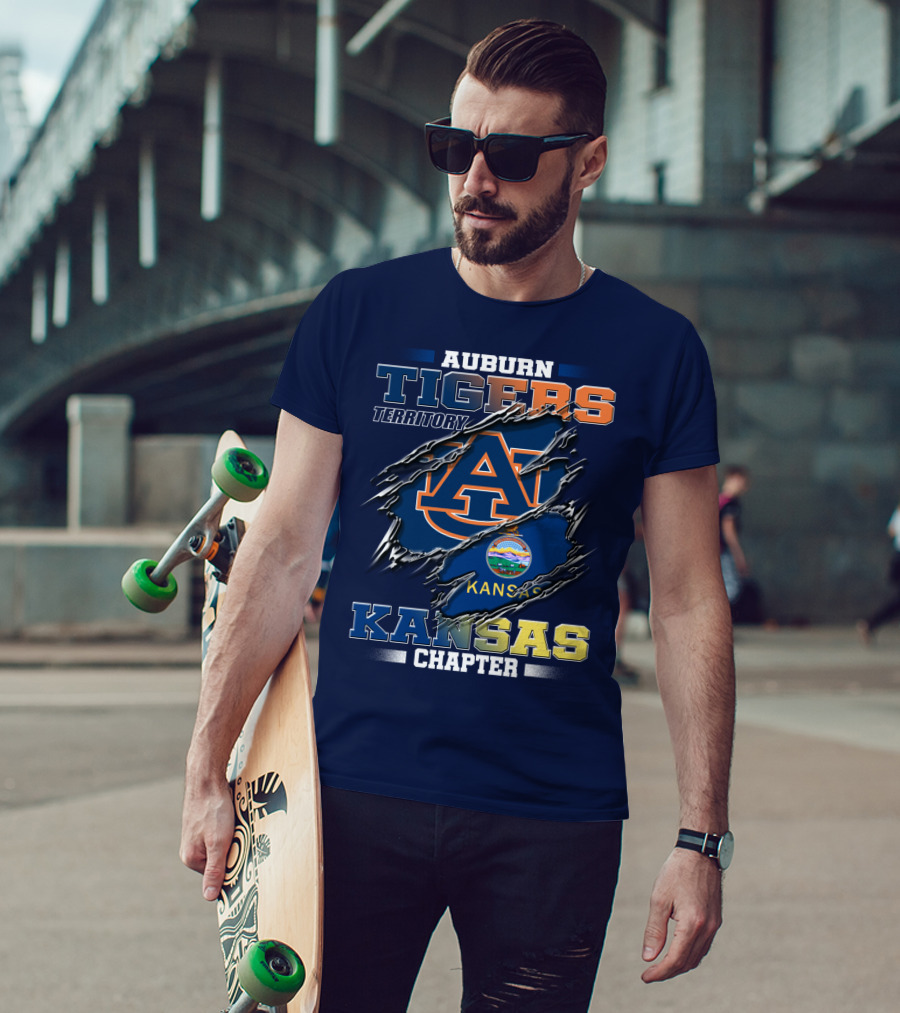 Auburn Tigers Territory Kansas Chapter T-Shirt