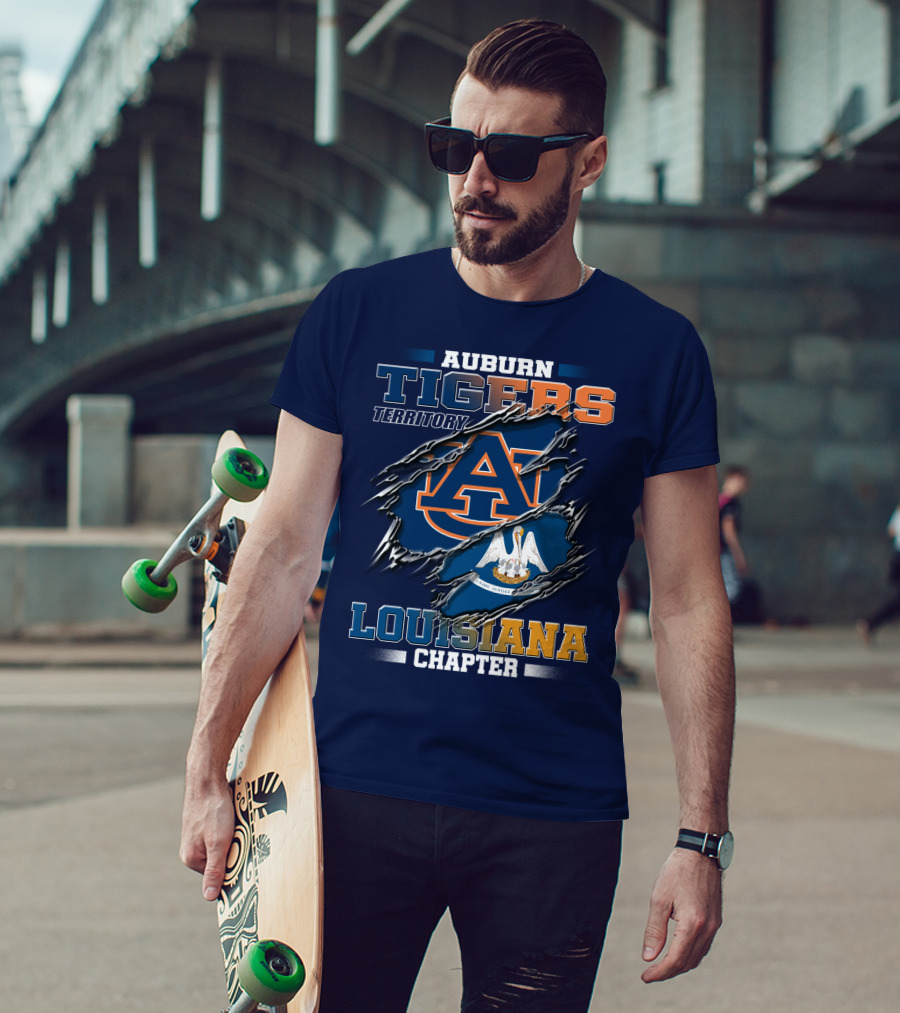 Auburn Tigers Territory Louisiana Chapter T-Shirt