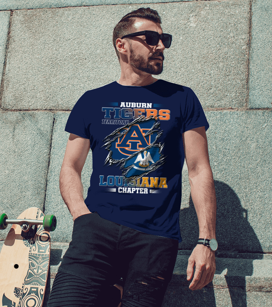 Auburn Tigers Territory Louisiana Chapter T-Shirt