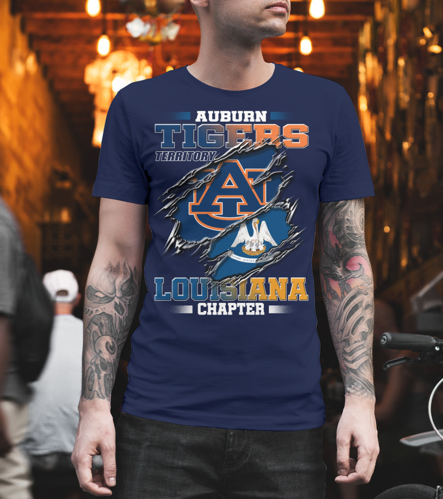 Auburn Tigers Territory Louisiana Chapter T-Shirt