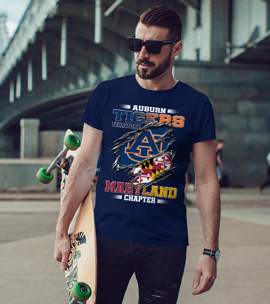 Auburn Tigers Territory Maryland Chapter T-Shirt