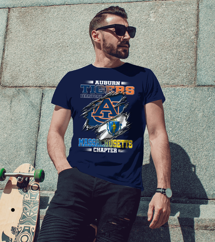 Auburn Tigers Territory Massachusetts Chapter T-Shirt