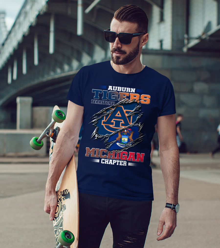 Auburn Tigers Territory Michigan Chapter T-Shirt