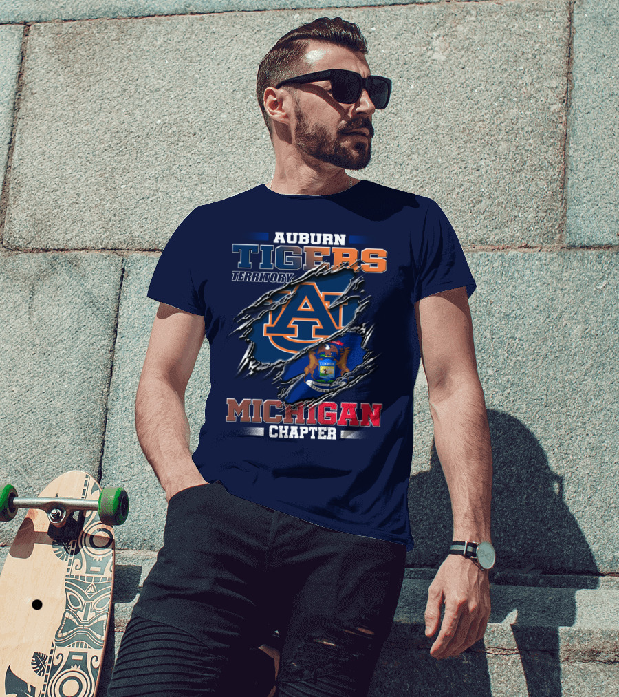 Auburn Tigers Territory Michigan Chapter T-Shirt