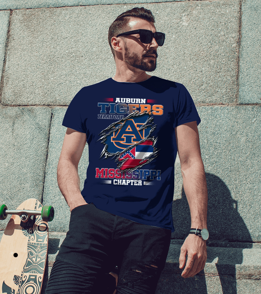 Auburn Tigers Territory Mississippi Chapter T-Shirt