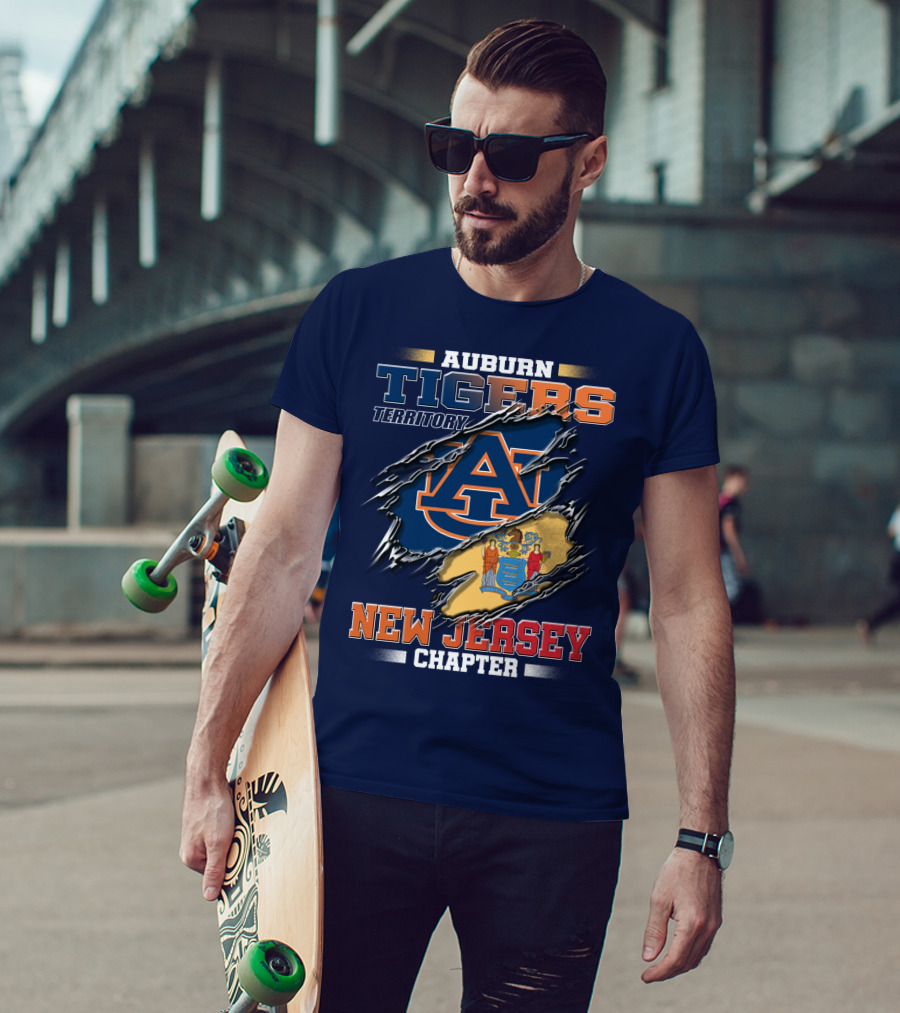 Auburn Tigers Territory New Jersey Chapter T-Shirt