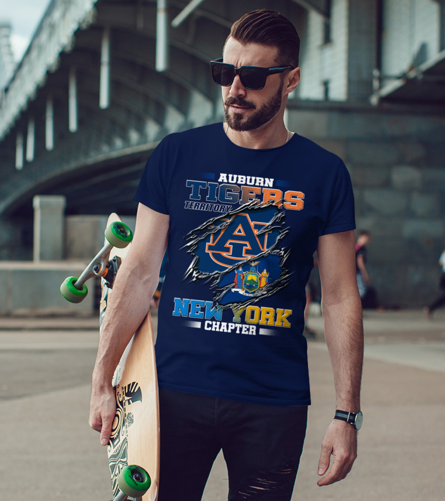 Auburn Tigers Territory New York Chapter T-Shirt