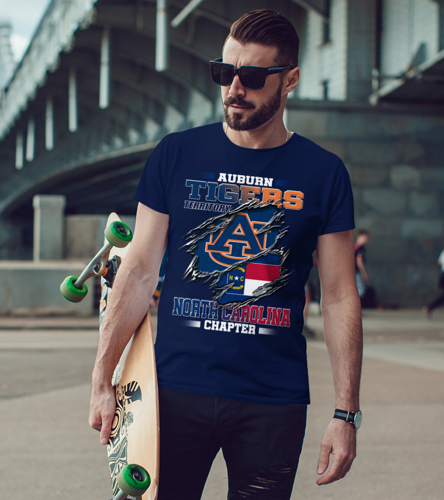 Auburn Tigers Territory North Carolina Chapter T-Shirt