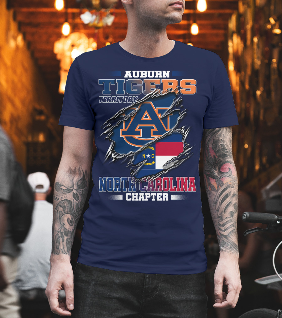 Auburn Tigers Territory North Carolina Chapter T-Shirt