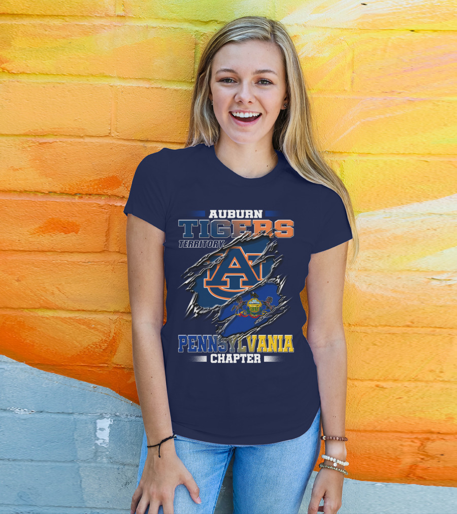 Auburn Tigers Territory Pennsylvania Chapter T-Shirt