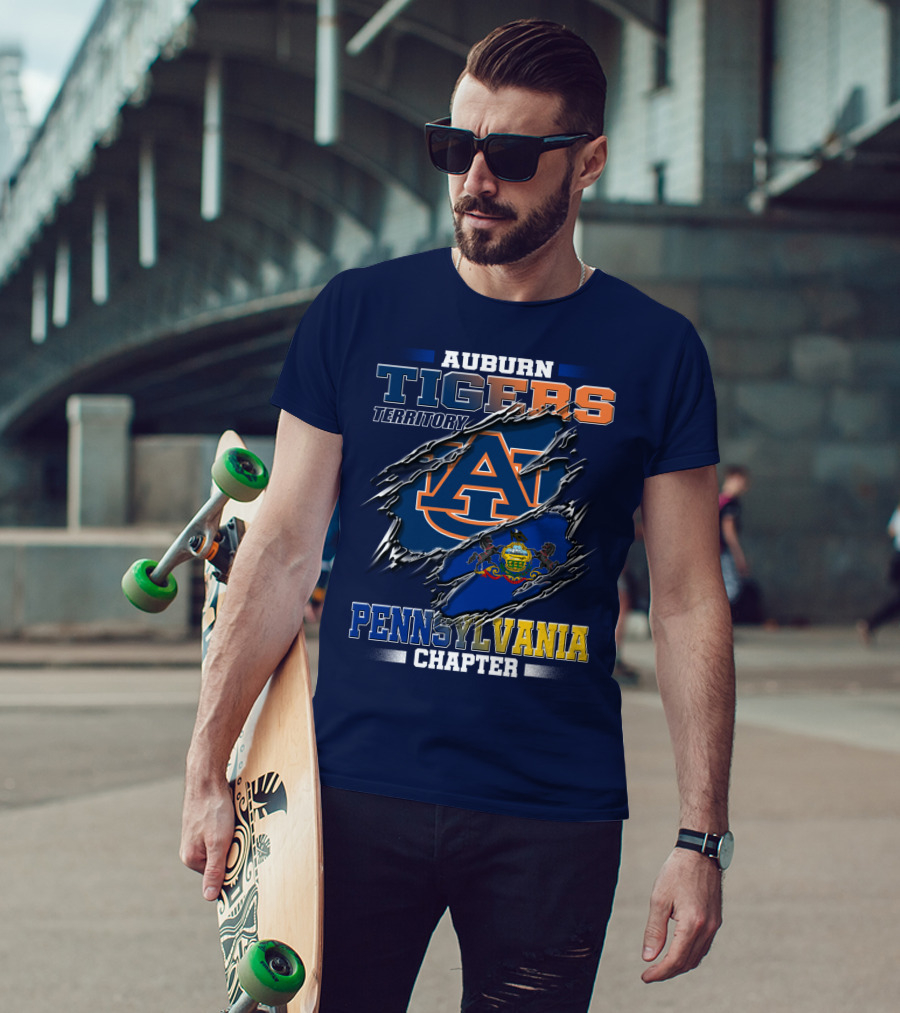 Auburn Tigers Territory Pennsylvania Chapter T-Shirt