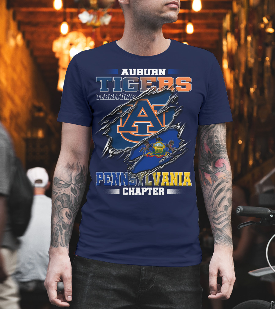 Auburn Tigers Territory Pennsylvania Chapter T-Shirt