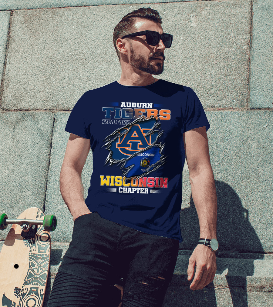 Auburn Tigers Territory Wisconsin Chapter 1848 T-Shirt
