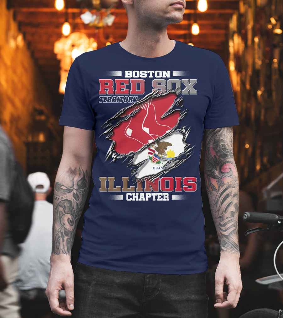 Boston Red Sox Territory Illinois Chapter T-Shirt