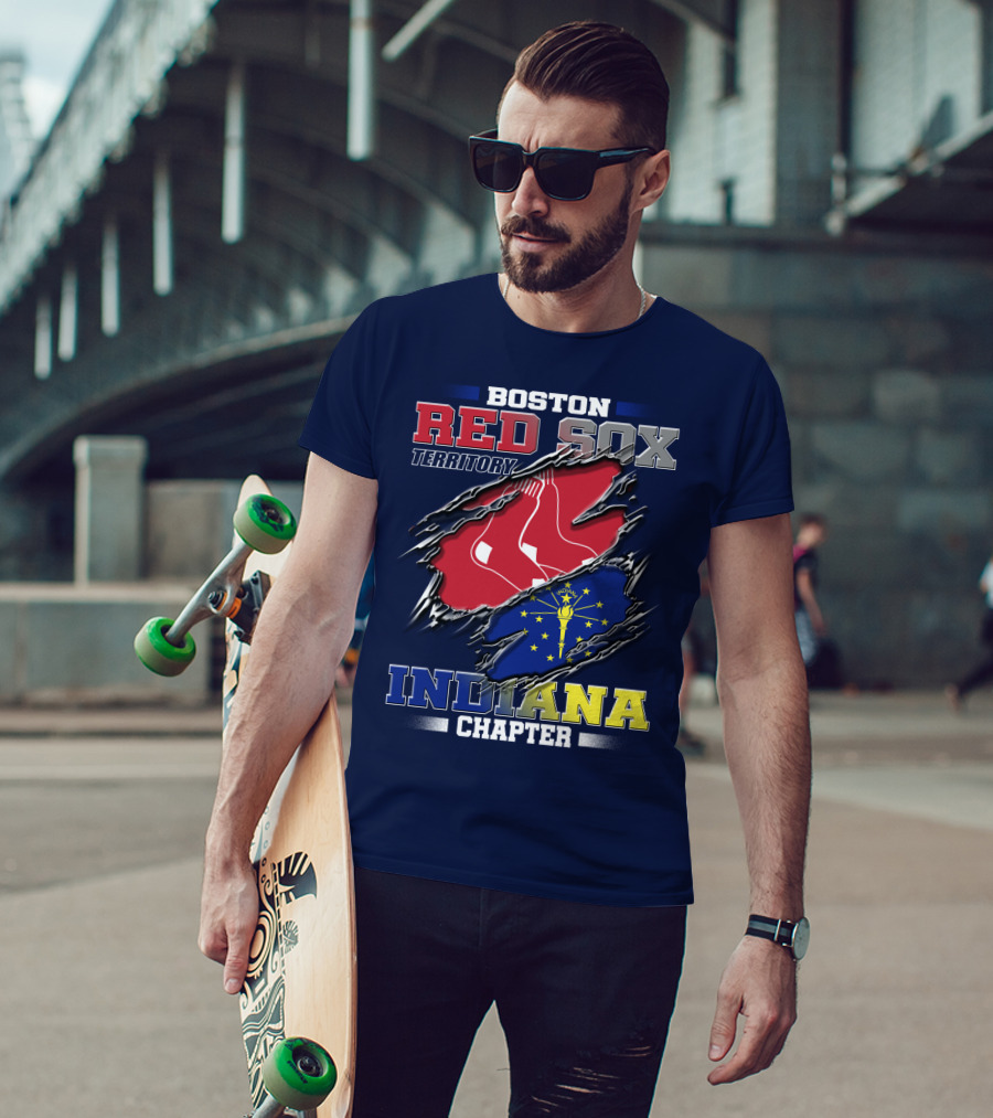 Boston Red Sox Territory Indiana Chapter T-Shirt
