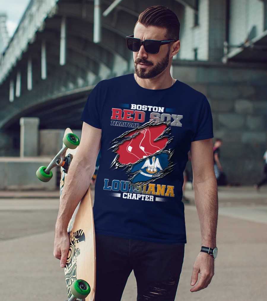 Boston Red Sox Territory Louisiana Chapter T-Shirt