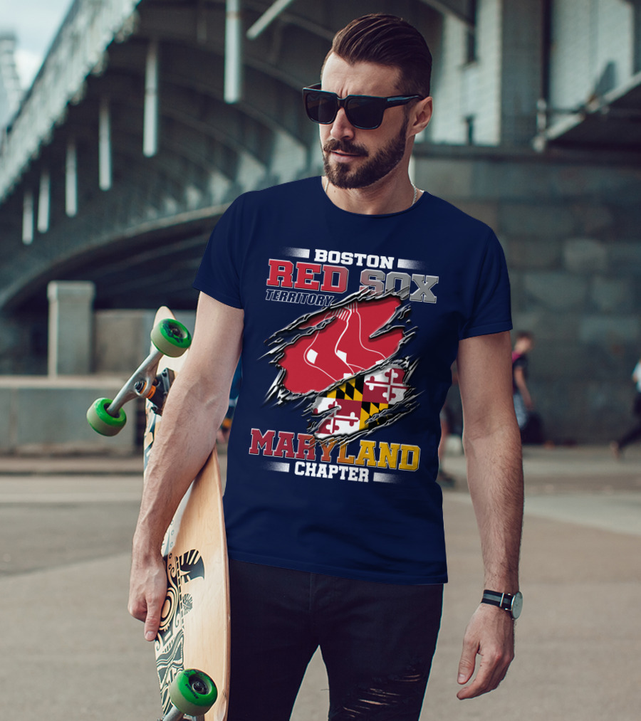 Boston Red Sox Territory Maryland Chapter T-Shirt