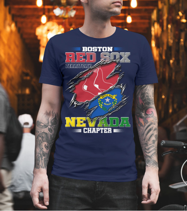 Boston Red Sox Territory Nevada Chapter T-Shirt Boston Red Sox Territory Nevada Chapter T-Shirt