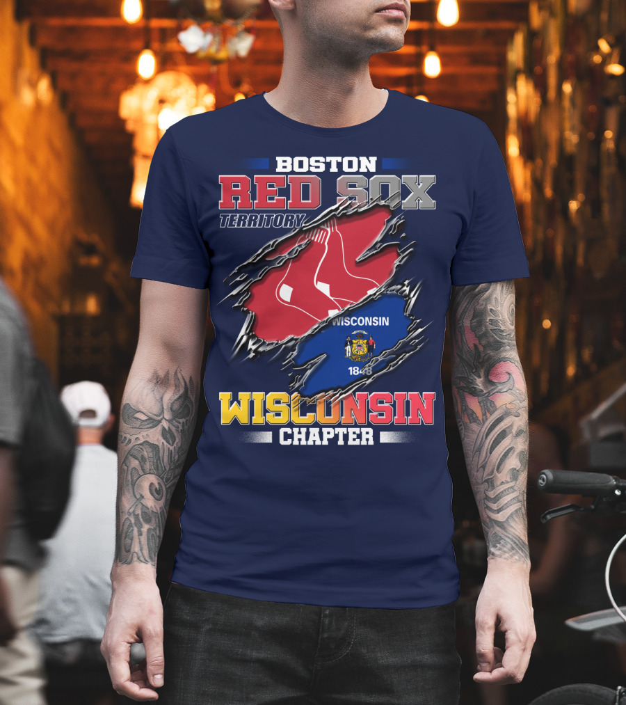 Boston Red Sox Territory Wisconsin Chapter 1848 T-Shirt
