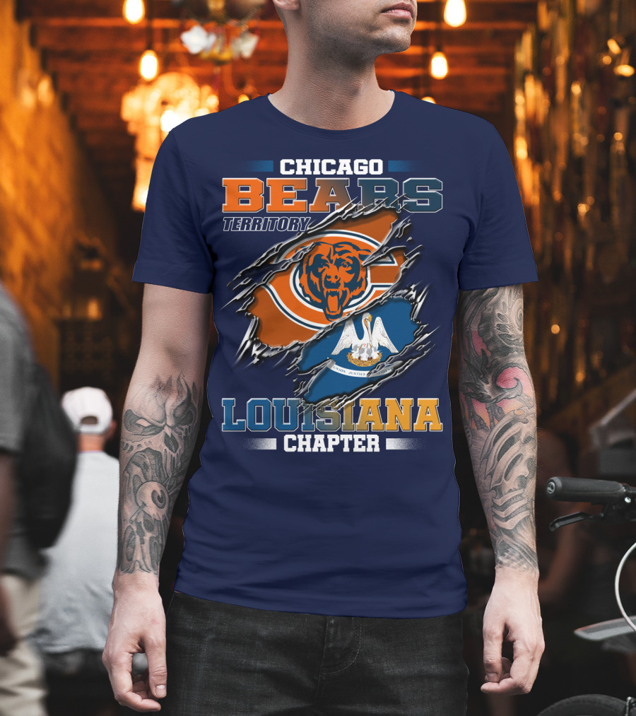 Chicago Bears Territory Louisiana Chapter T-Shirt