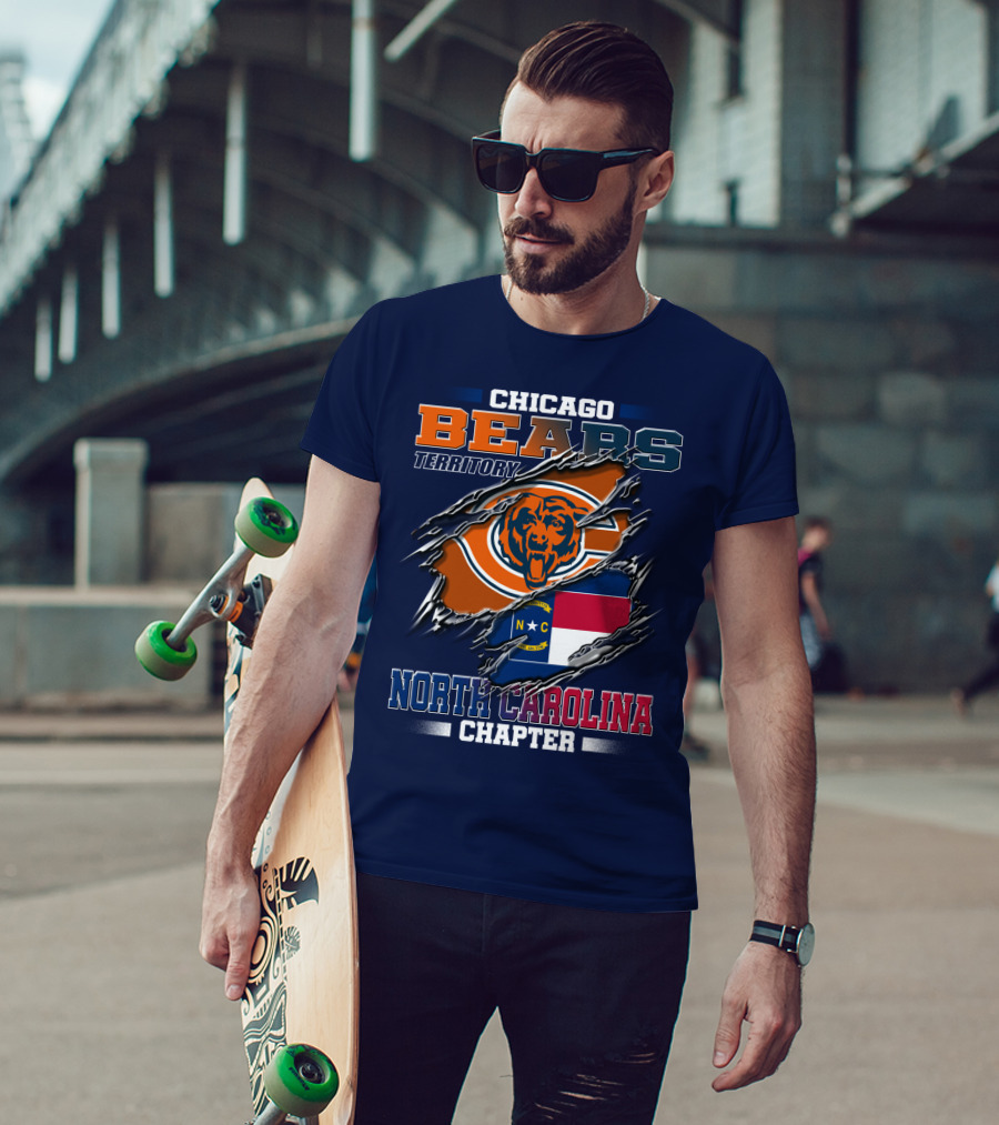 Chicago Bears Territory North Carolina Chapter T-Shirt