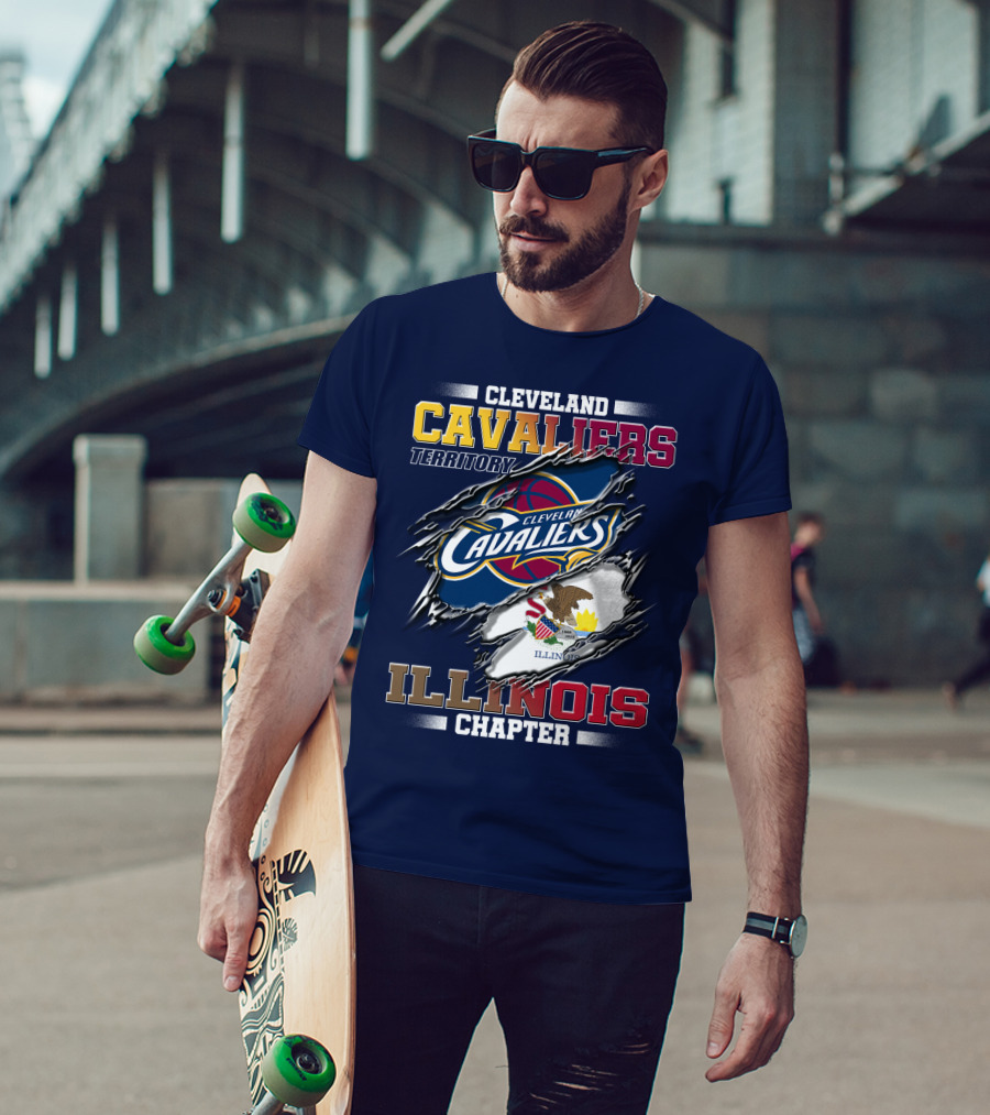 Cleveland Cavaliers Territory Illinois Chapter T-Shirt