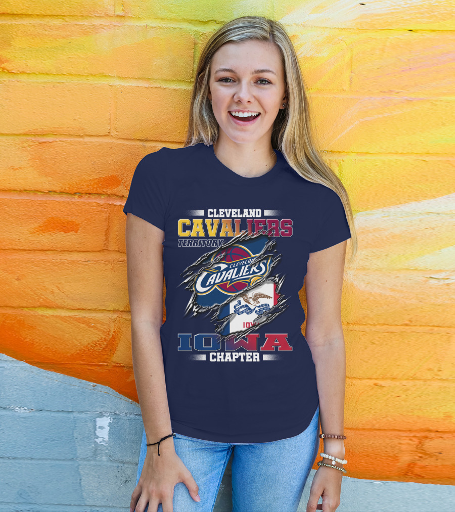 Cleveland Cavaliers Territory Iowa Chapter T-Shirt