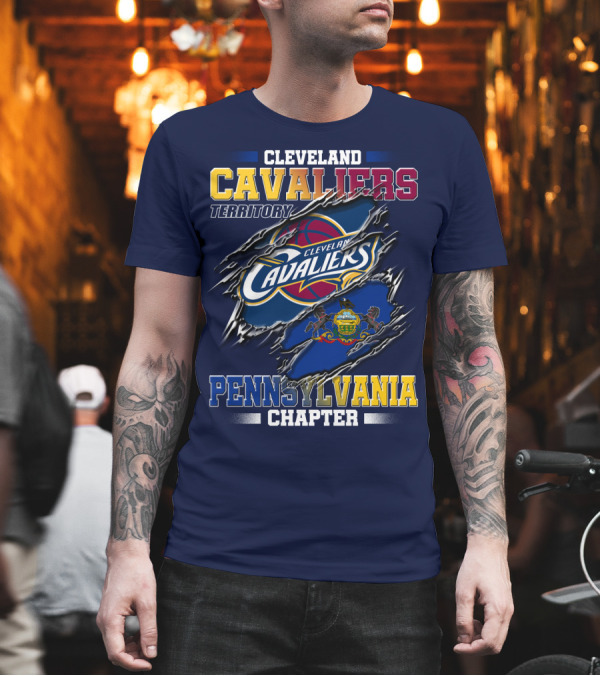 Cleveland Cavaliers Territory Pennsylvania Chapter T-Shirt Cleveland Cavaliers Territory Pennsylvania Chapter T-Shirt
