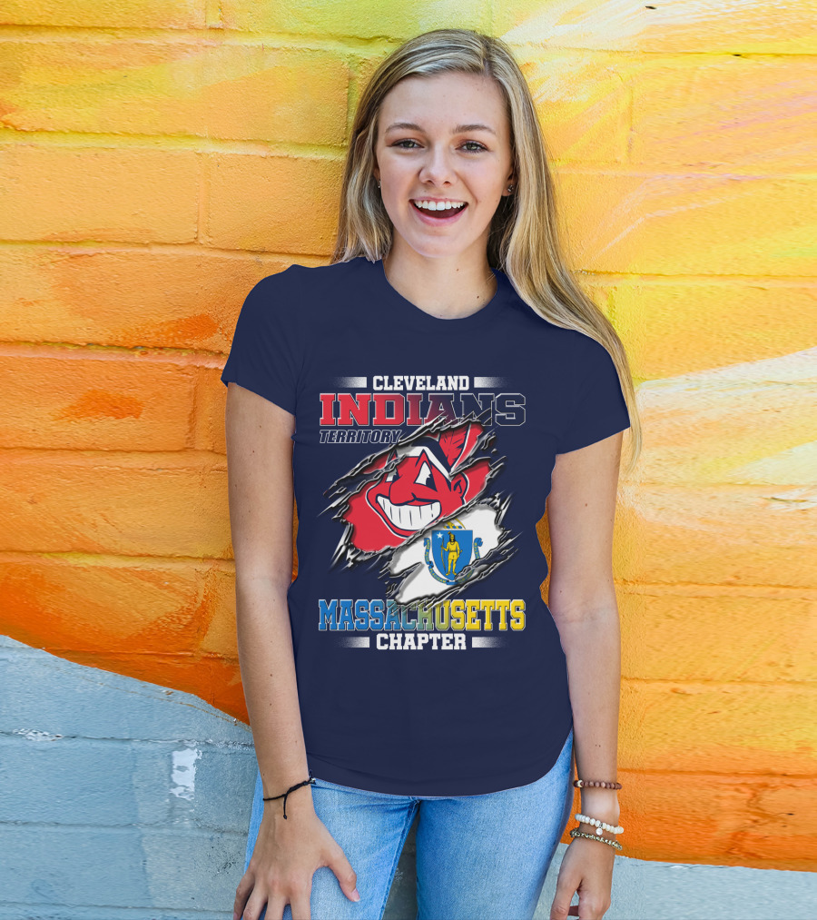 Cleveland Indians Territory Massachusetts Chapter T-Shirt