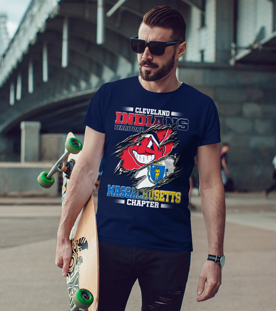Cleveland Indians Territory Massachusetts Chapter T-Shirt