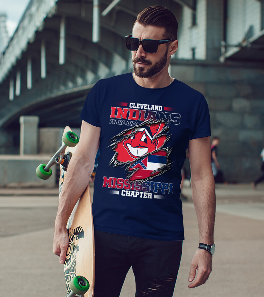 Cleveland Indians Territory Mississippi Chapter T-Shirt