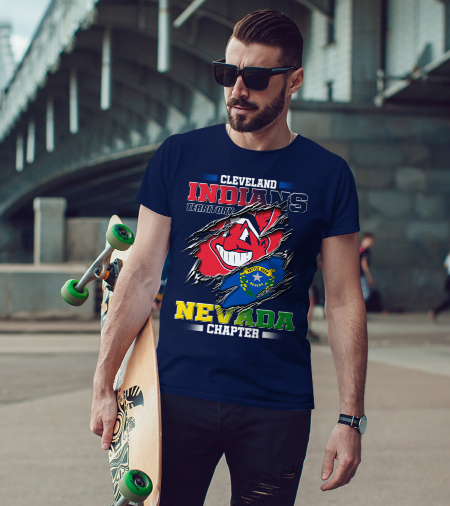 Cleveland Indians Territory Nevada Chapter Little Born T-Shirt